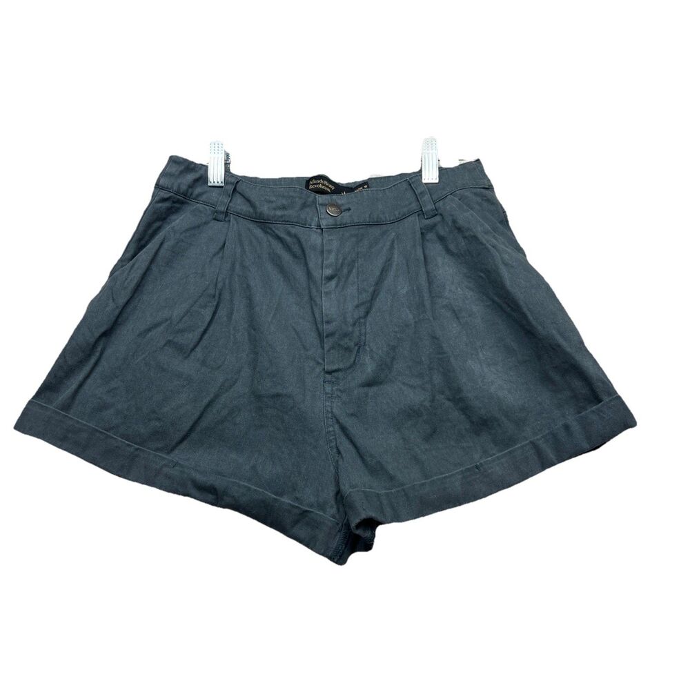 Afends Hemp Revolution Shorts Womens Size 6 Khaki Organic Cotton Blend Preppy CA